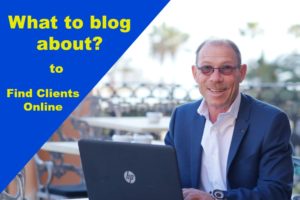 What to blog about