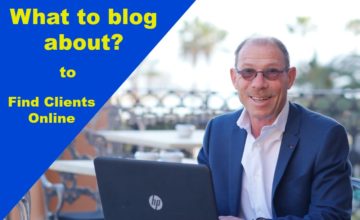 What to blog about What to blog about